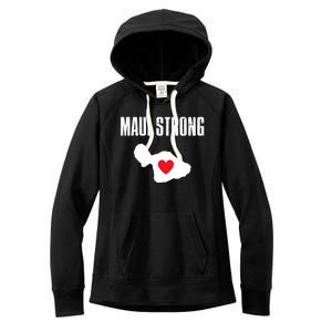 Pray For Maui Hawaii Strong Women's Fleece Hoodie