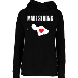 Pray For Maui Hawaii Strong Womens Funnel Neck Pullover Hood