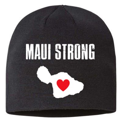 Pray For Maui Hawaii Strong Sustainable Beanie