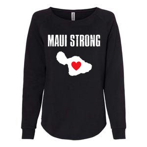 Pray For Maui Hawaii Strong Womens California Wash Sweatshirt