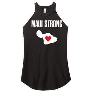 Pray For Maui Hawaii Strong Women's Perfect Tri Rocker Tank