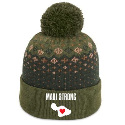 Pray For Maui Hawaii Strong The Baniff Cuffed Pom Beanie