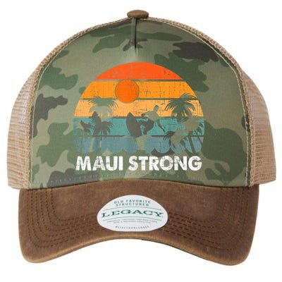 Pray For Maui Hawaii Strong Maui Legacy Tie Dye Trucker Hat