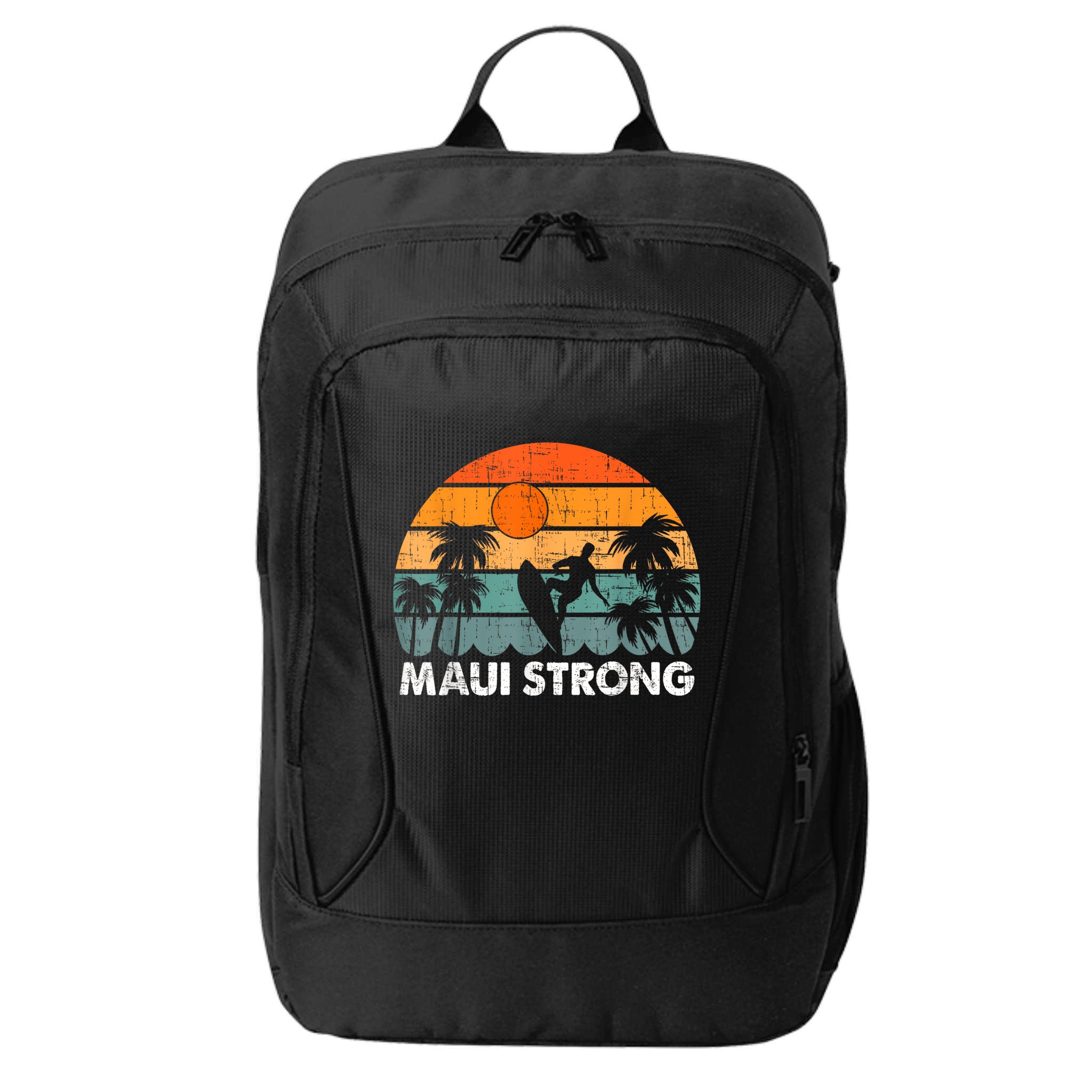 Pray For Maui Hawaii Strong Maui City Backpack
