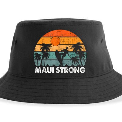 Pray For Maui Hawaii Strong Maui Sustainable Bucket Hat