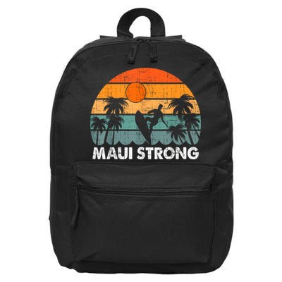 Pray For Maui Hawaii Strong Maui 16 in Basic Backpack