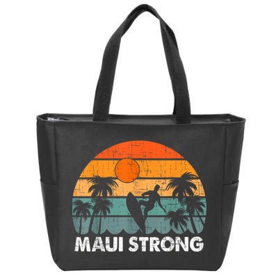 Pray For Maui Hawaii Strong Maui Zip Tote Bag