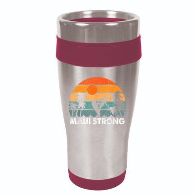 Pray For Maui Hawaii Strong Maui 16oz Travel Tumbler