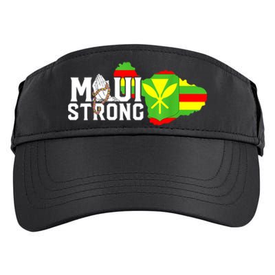 Pray For Maui Hawaii Strong Adult Drive Performance Visor