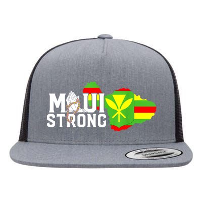 Pray For Maui Hawaii Strong Flat Bill Trucker Hat