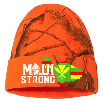 Pray For Maui Hawaii Strong Kati Licensed 12" Camo Beanie