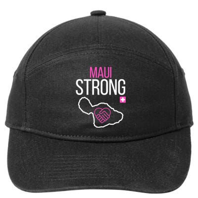 Pray For Maui Hawaii Strong 7-Panel Snapback Hat