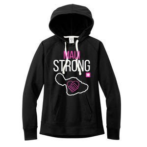 Pray For Maui Hawaii Strong Women's Fleece Hoodie