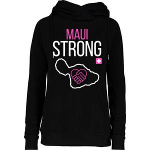 Pray For Maui Hawaii Strong Womens Funnel Neck Pullover Hood