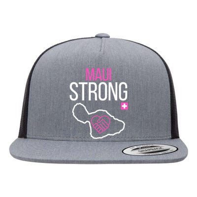 Pray For Maui Hawaii Strong Flat Bill Trucker Hat