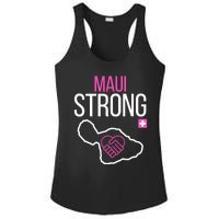 Pray For Maui Hawaii Strong Ladies PosiCharge Competitor Racerback Tank