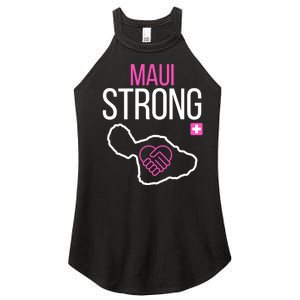 Pray For Maui Hawaii Strong Women's Perfect Tri Rocker Tank