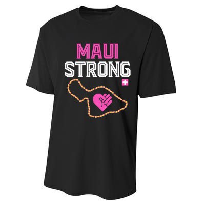 Pray For Maui Hawaii Strong Performance Sprint T-Shirt