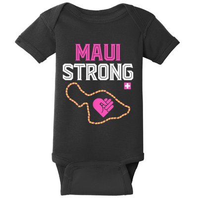 Pray For Maui Hawaii Strong Baby Bodysuit