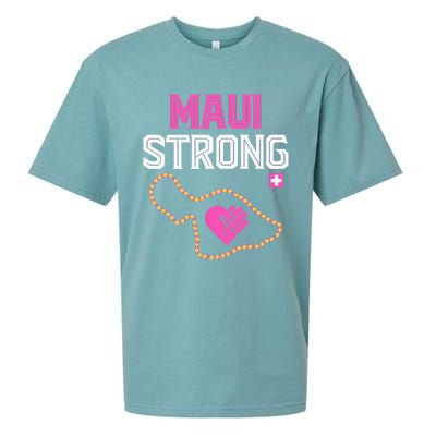 Pray For Maui Hawaii Strong Sueded Cloud Jersey T-Shirt