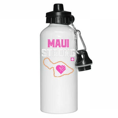 Pray For Maui Hawaii Strong Aluminum Water Bottle 