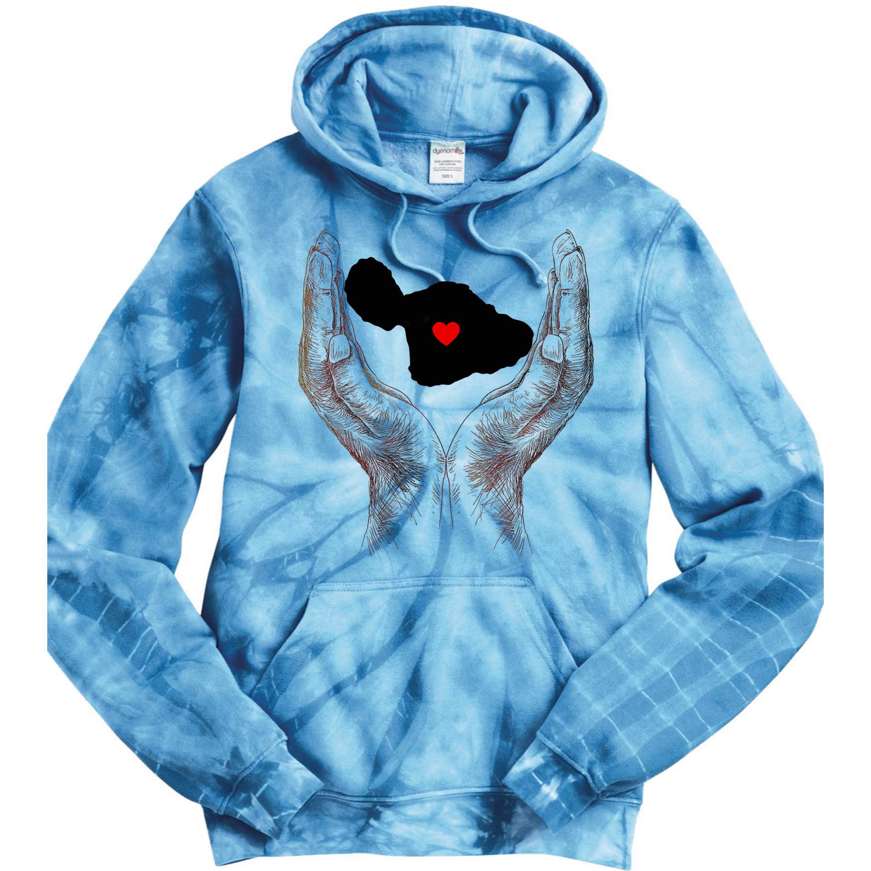 Pray For Maui Hawaii Strong Maui Men Women Tie Dye Hoodie