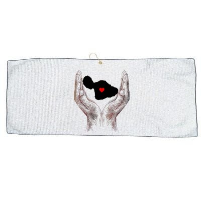 Pray For Maui Hawaii Strong Maui Men Women Large Microfiber Waffle Golf Towel
