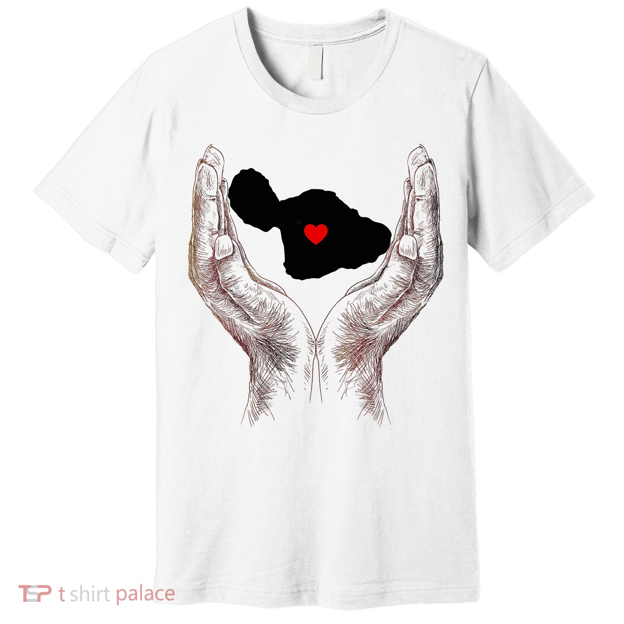 Pray For Maui Hawaii Strong Maui Men Women Premium T-Shirt