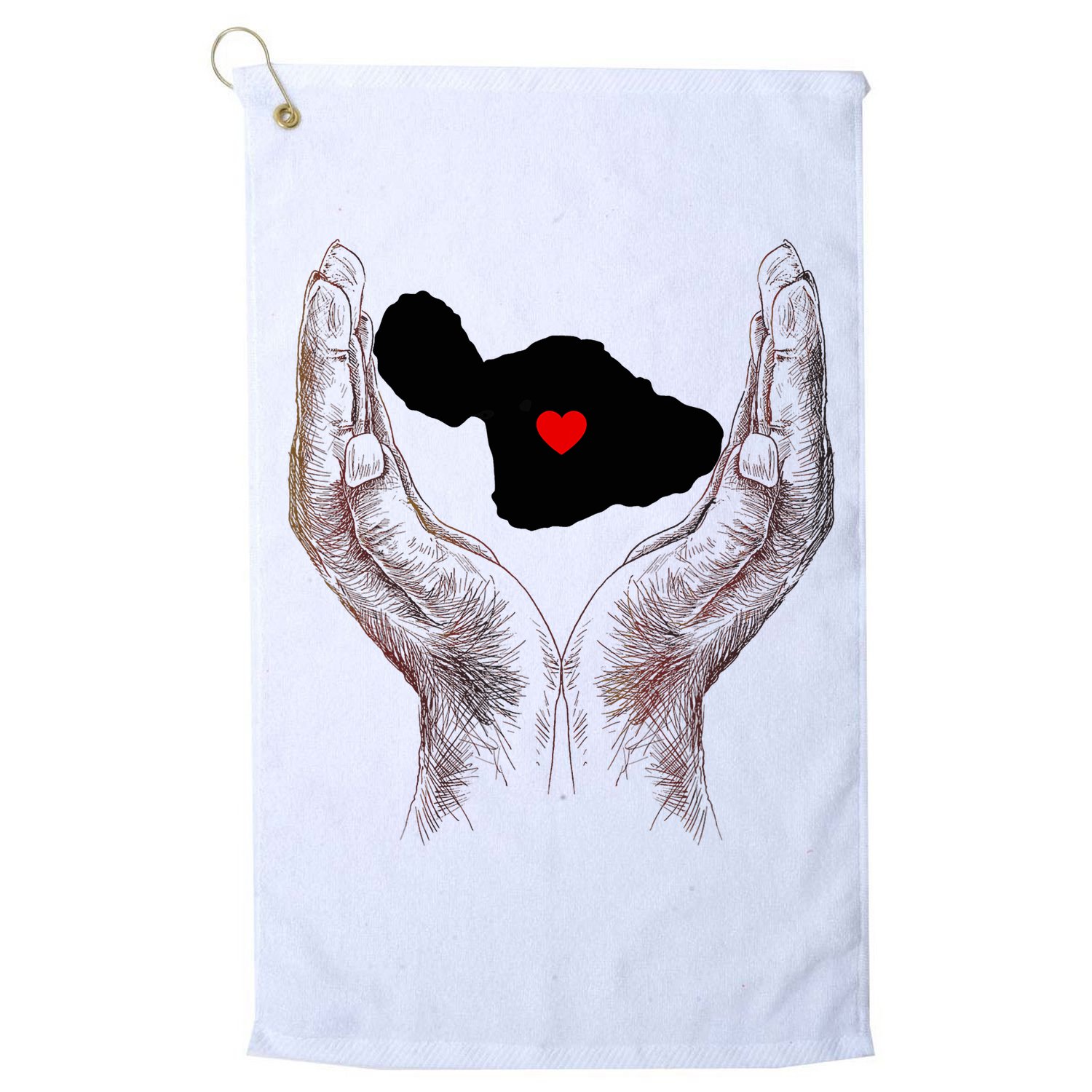 Pray For Maui Hawaii Strong Maui Men Women Golf Towel