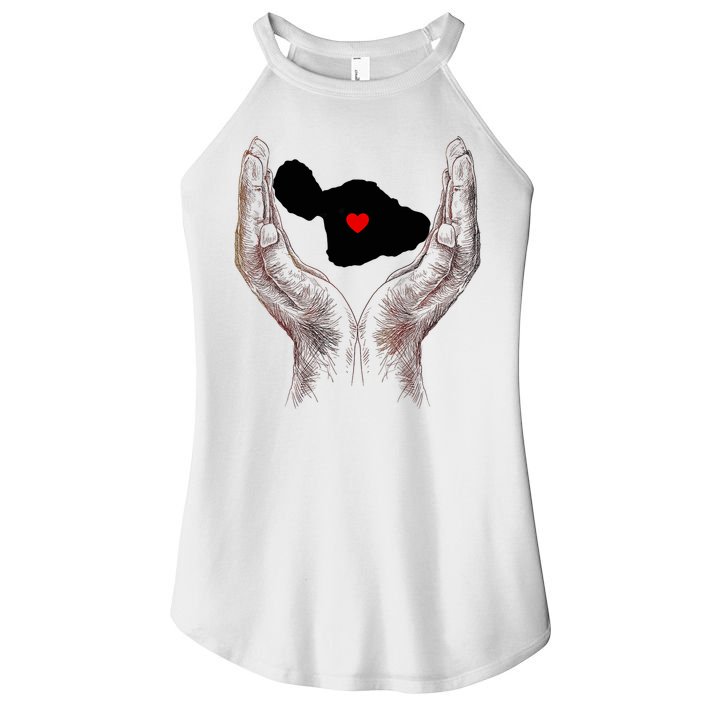 Pray For Maui Hawaii Strong Maui Men Women Women's Perfect Tri Rocker Tank