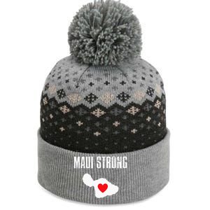 Pray For Maui Hawaii Strong The Baniff Cuffed Pom Beanie