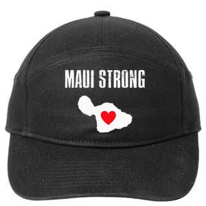 Pray For Maui Hawaii Strong 7-Panel Snapback Hat