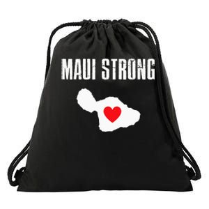 Pray For Maui Hawaii Strong Drawstring Bag