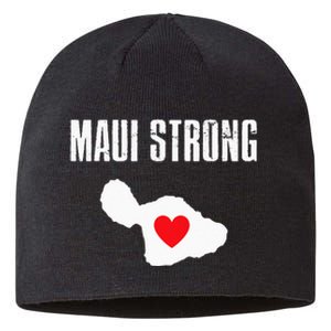 Pray For Maui Hawaii Strong Sustainable Beanie