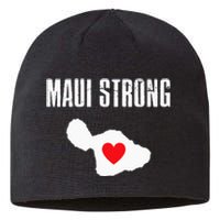 Pray For Maui Hawaii Strong Sustainable Beanie