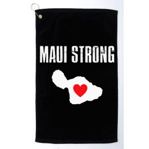 Pray For Maui Hawaii Strong Platinum Collection Golf Towel