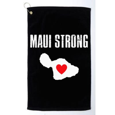 Pray For Maui Hawaii Strong Platinum Collection Golf Towel