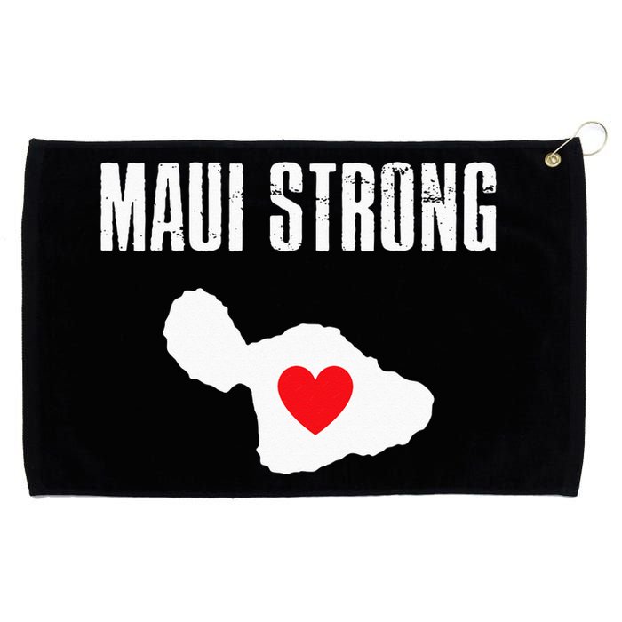 Pray For Maui Hawaii Strong Grommeted Golf Towel