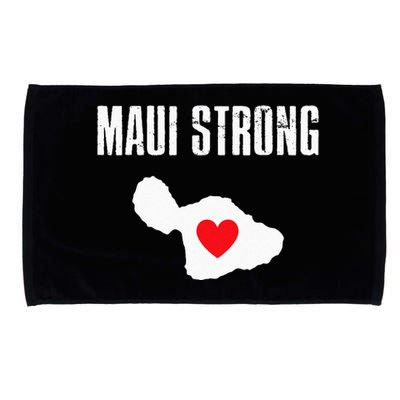 Pray For Maui Hawaii Strong Microfiber Hand Towel