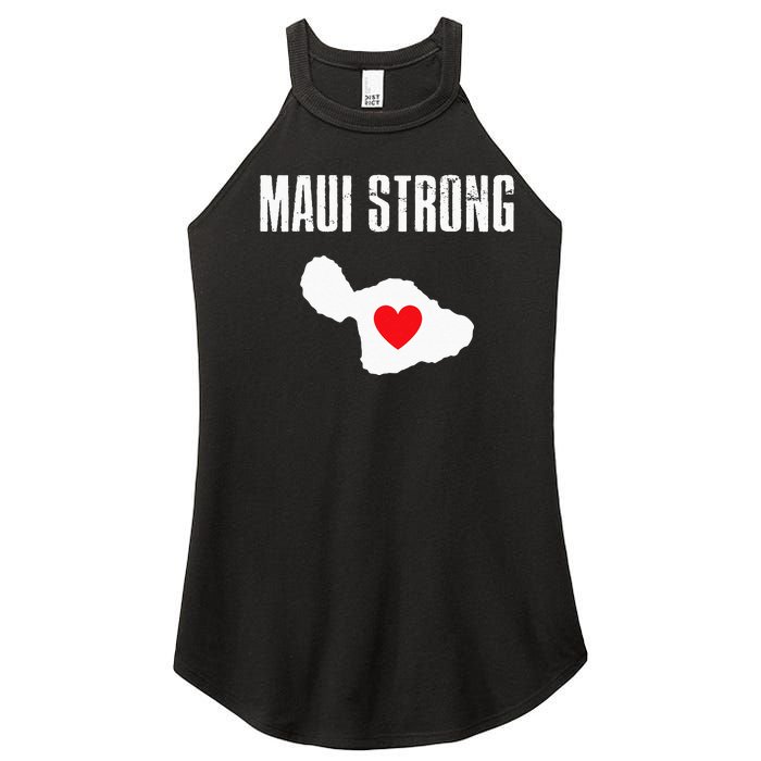 Pray For Maui Hawaii Strong Women’s Perfect Tri Rocker Tank