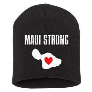 Pray For Maui Hawaii Strong Short Acrylic Beanie