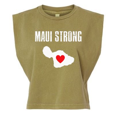 Pray For Maui Hawaii Strong Garment-Dyed Women's Muscle Tee