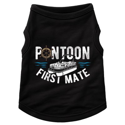 Pontoon First Mate Pontoon Boating Captain Pontoon Boat Doggie Tank