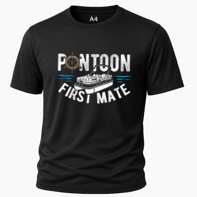 Pontoon First Mate Pontoon Boating Captain Pontoon Boat Performance Shirt
