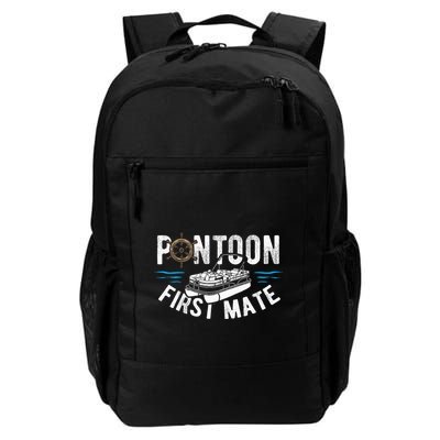 Pontoon First Mate Pontoon Boating Captain Pontoon Boat Backpack