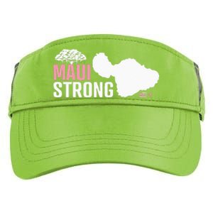 Pray For Maui Hawaii Strong Adult Drive Performance Visor