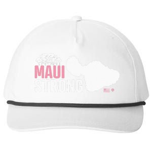 Pray For Maui Hawaii Strong Snapback Five-Panel Rope Hat