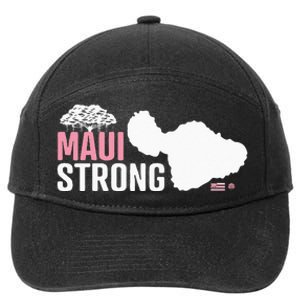 Pray For Maui Hawaii Strong 7-Panel Snapback Hat