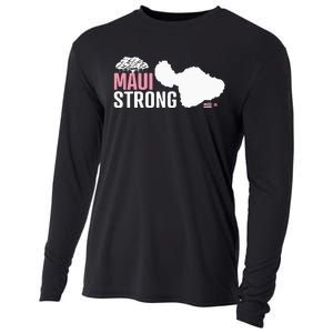 Pray For Maui Hawaii Strong Cooling Performance Long Sleeve Crew