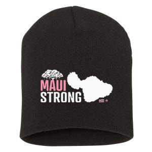 Pray For Maui Hawaii Strong Short Acrylic Beanie